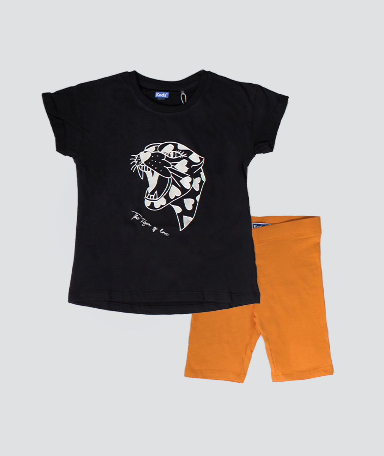 חליפת גן בנות TIGER LOVE