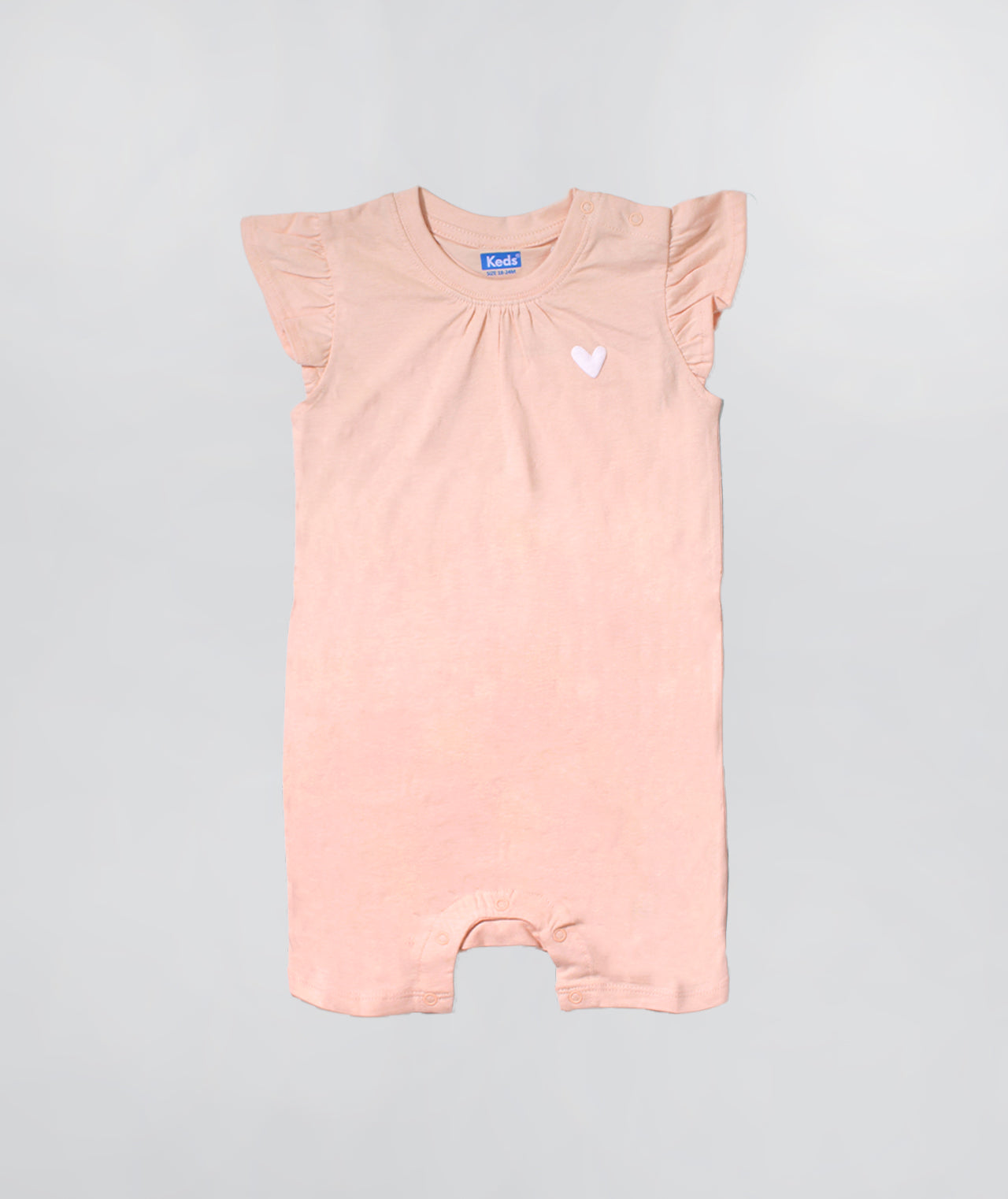 אוברול בייבי בנות עם דפוס מבד רך ונעים