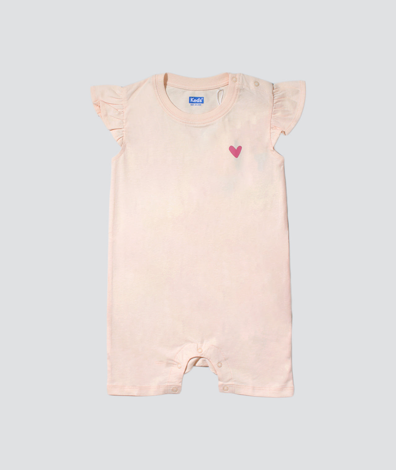 אוברול בייבי בנות עם דפוס מבד רך ונעים