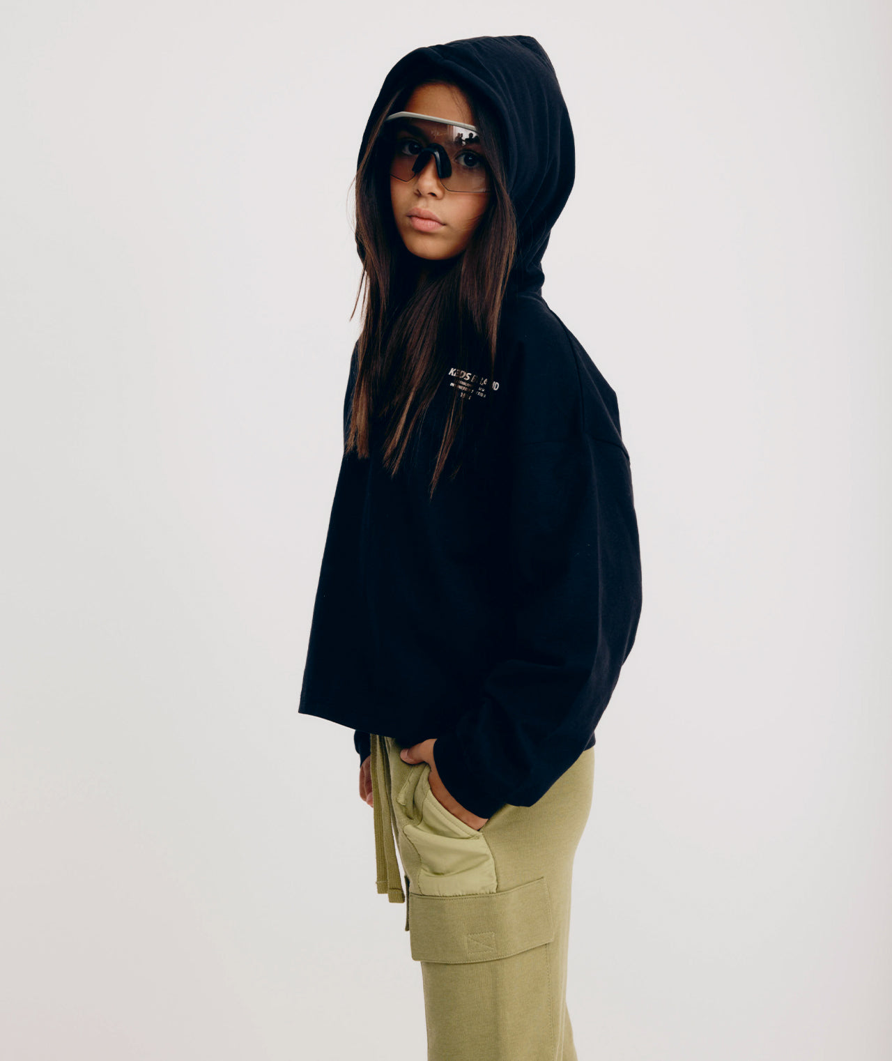 חולצת לייקרה עם כובע Hoodie T-shirt