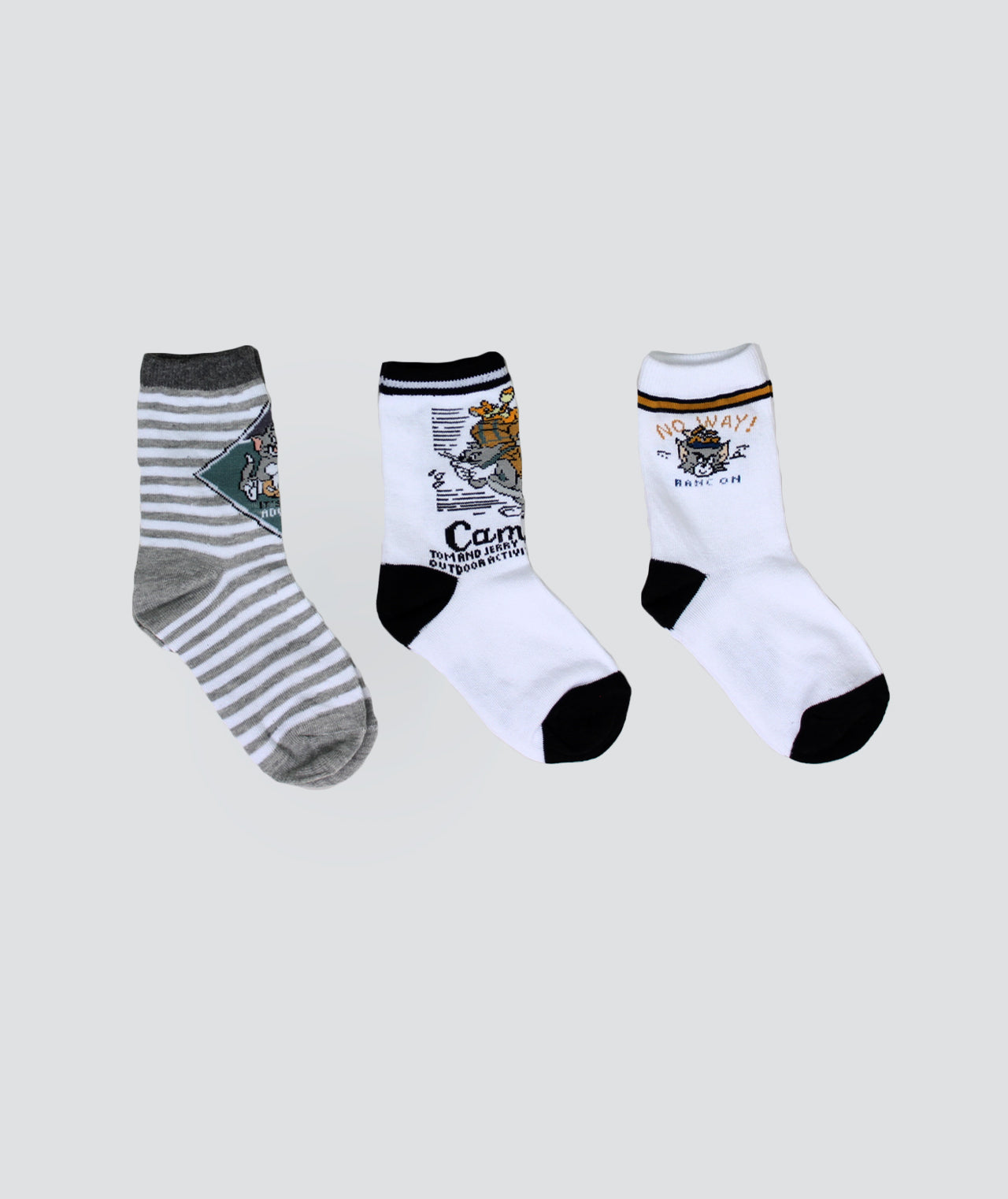 גרבי ילדים טום וג'רי שלישייה