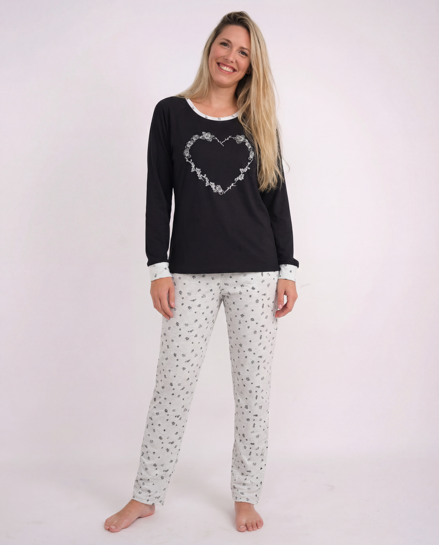 פיג'מה נשים אינטרלוק Heart