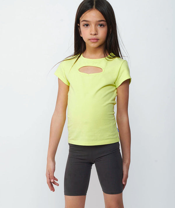 חולצת לייקרה פתח מעוגל