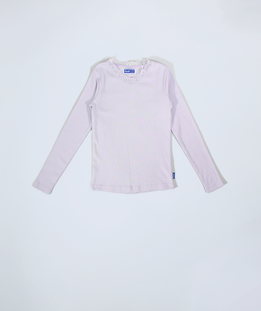 חולצת ריב בשילוב תחרה