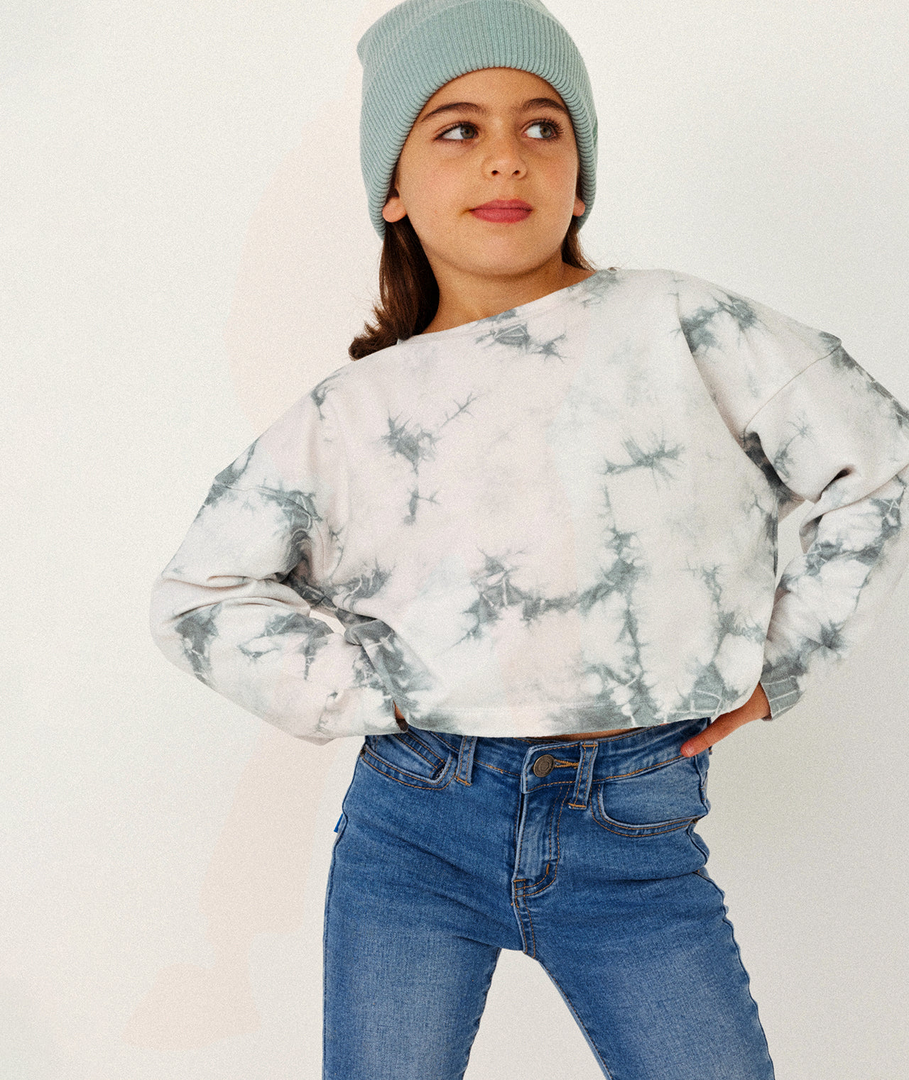 קרופ טופ Tie Dye