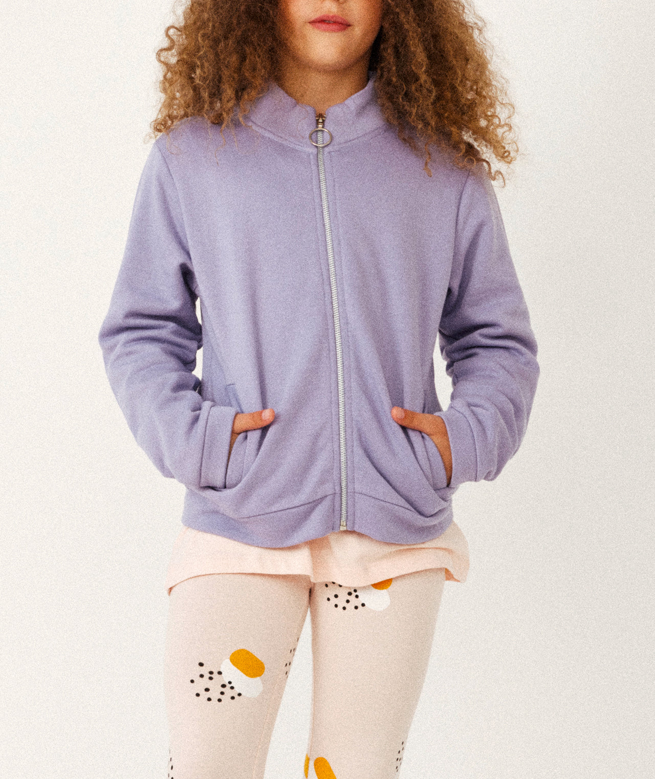 עליונית פוטר Circle Zip
