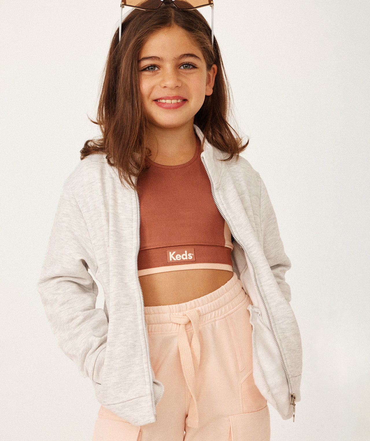 עליונית פוטר Circle Zip