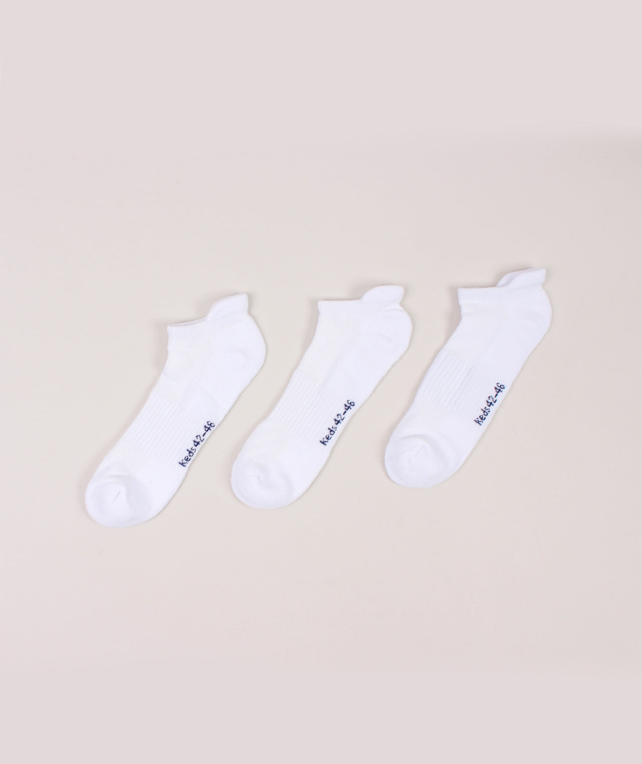 קרסוליות חצי מגבת ללא תפר 3 יח' 42-46