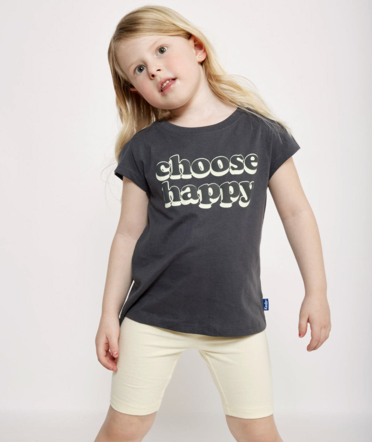 חליפת גן בנות Choose Happy