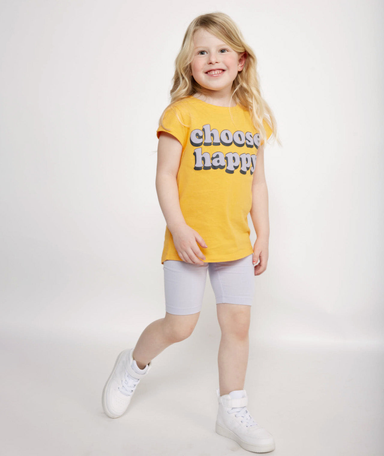 חליפת גן בנות Choose Happy
