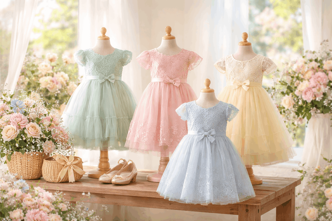 שמלות לילדות בעיצוב אלגנטי וקליל לקולקציית 2026