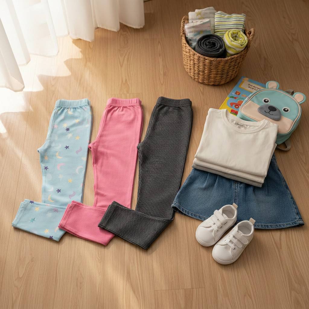 טייץ לילדות איכותי ונוח שמתאים לגן, לבית ולבילוי