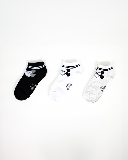 קרסוליות נערות מיקי וחברים 3 יח'