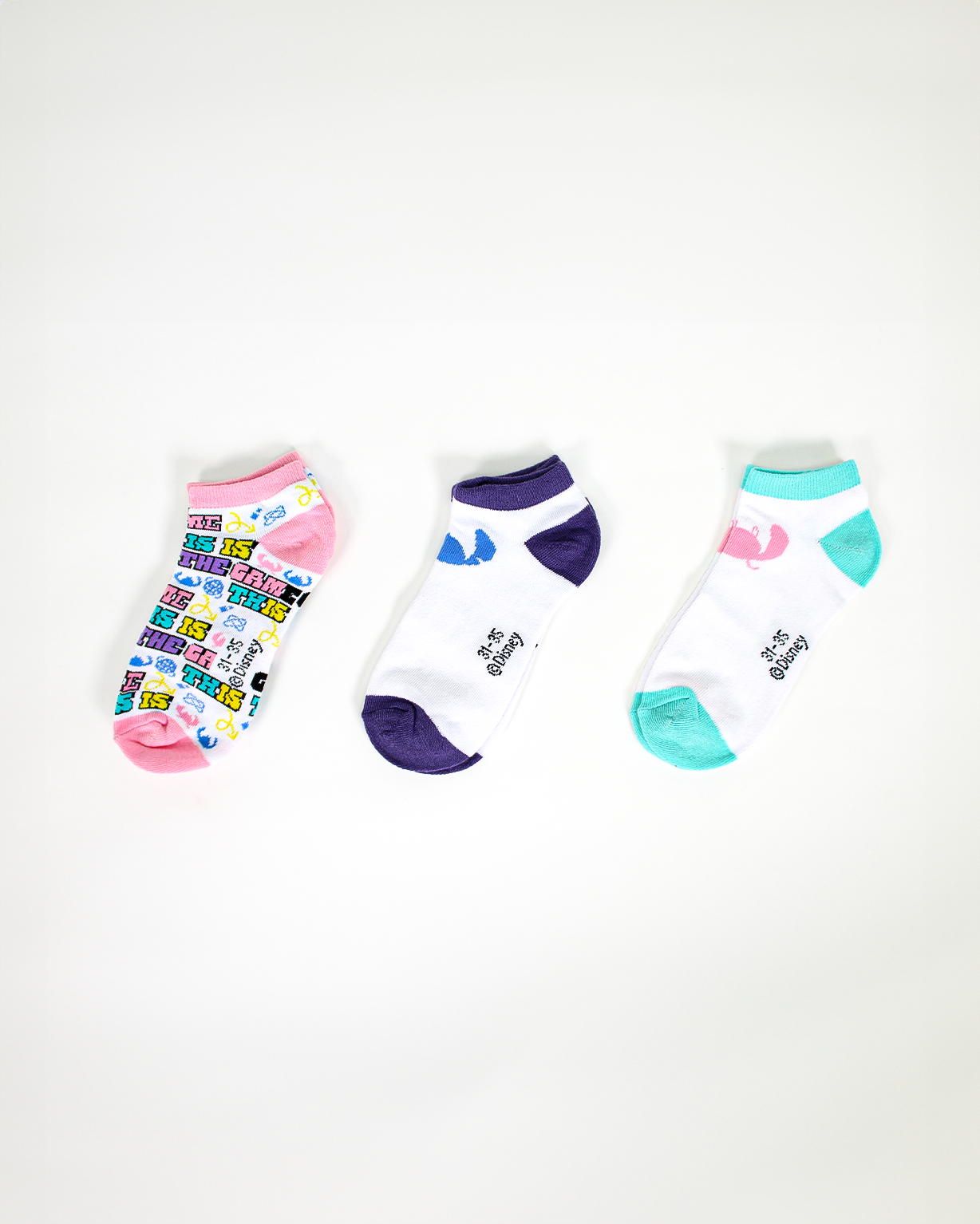 קרסוליות נערות סטיץ 3 יח'