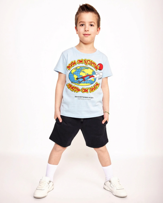 חליפת גן בנים סופרמן