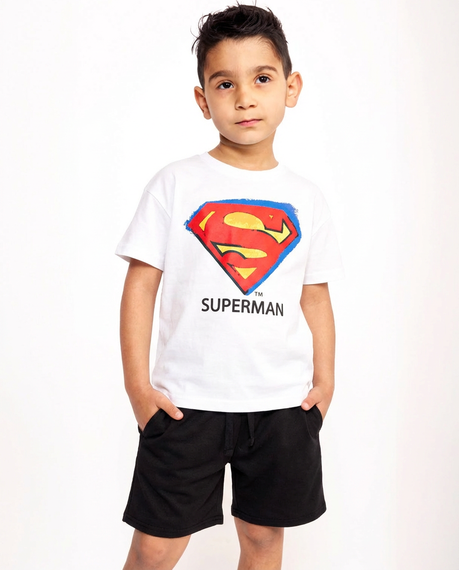 חליפת גן בנים סופרמן