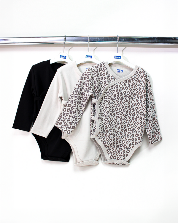 מארז שלישיית בגדי גוף בייבי