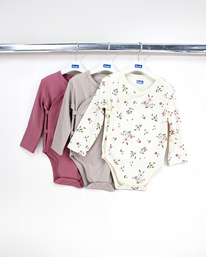 מארז שלישיית בגדי גוף בייבי