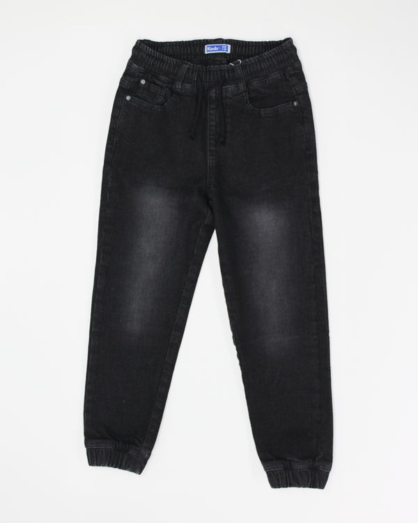 מכנסי ג'ינס חגורה גומי