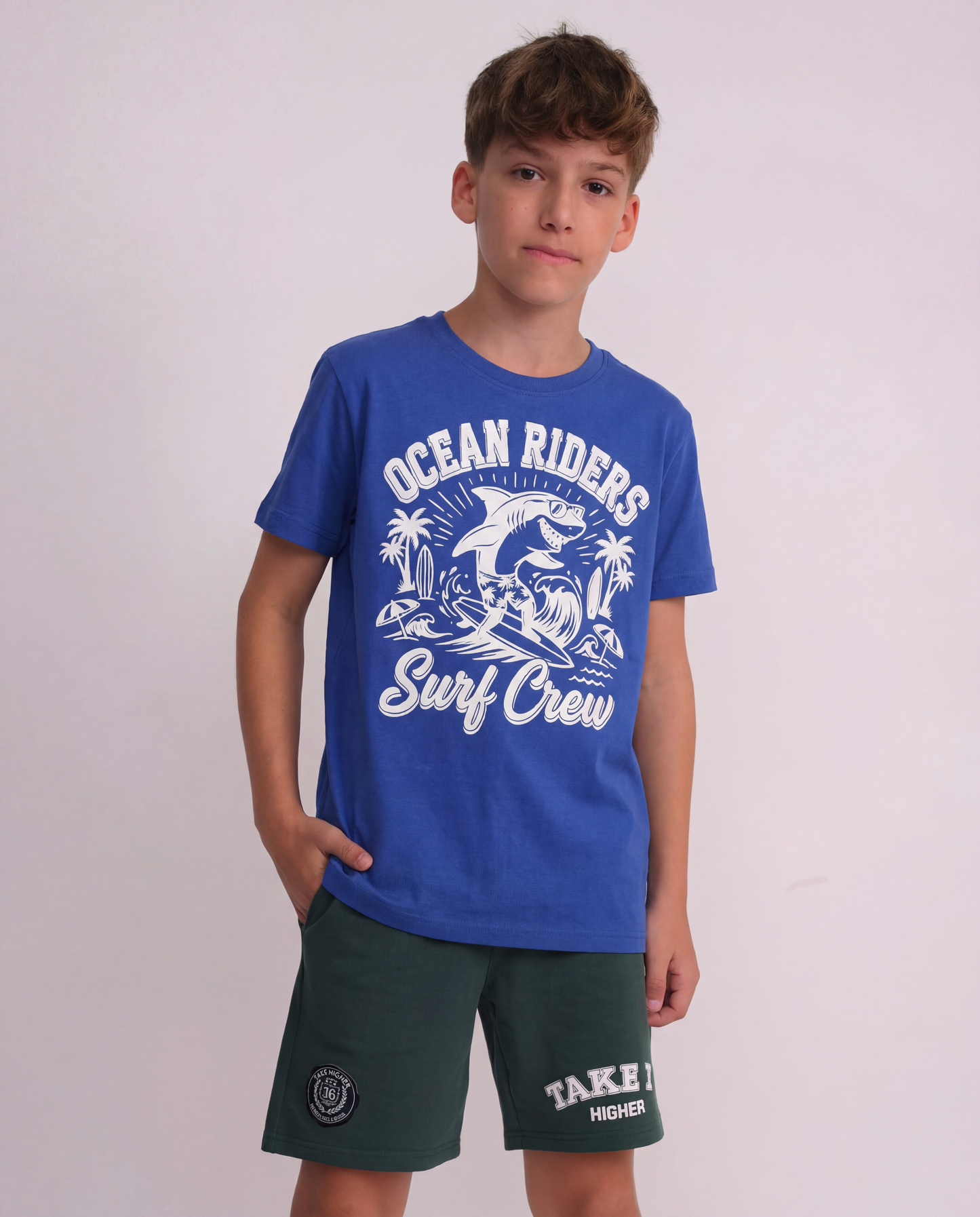 טי מודפס ניקי ocean riders