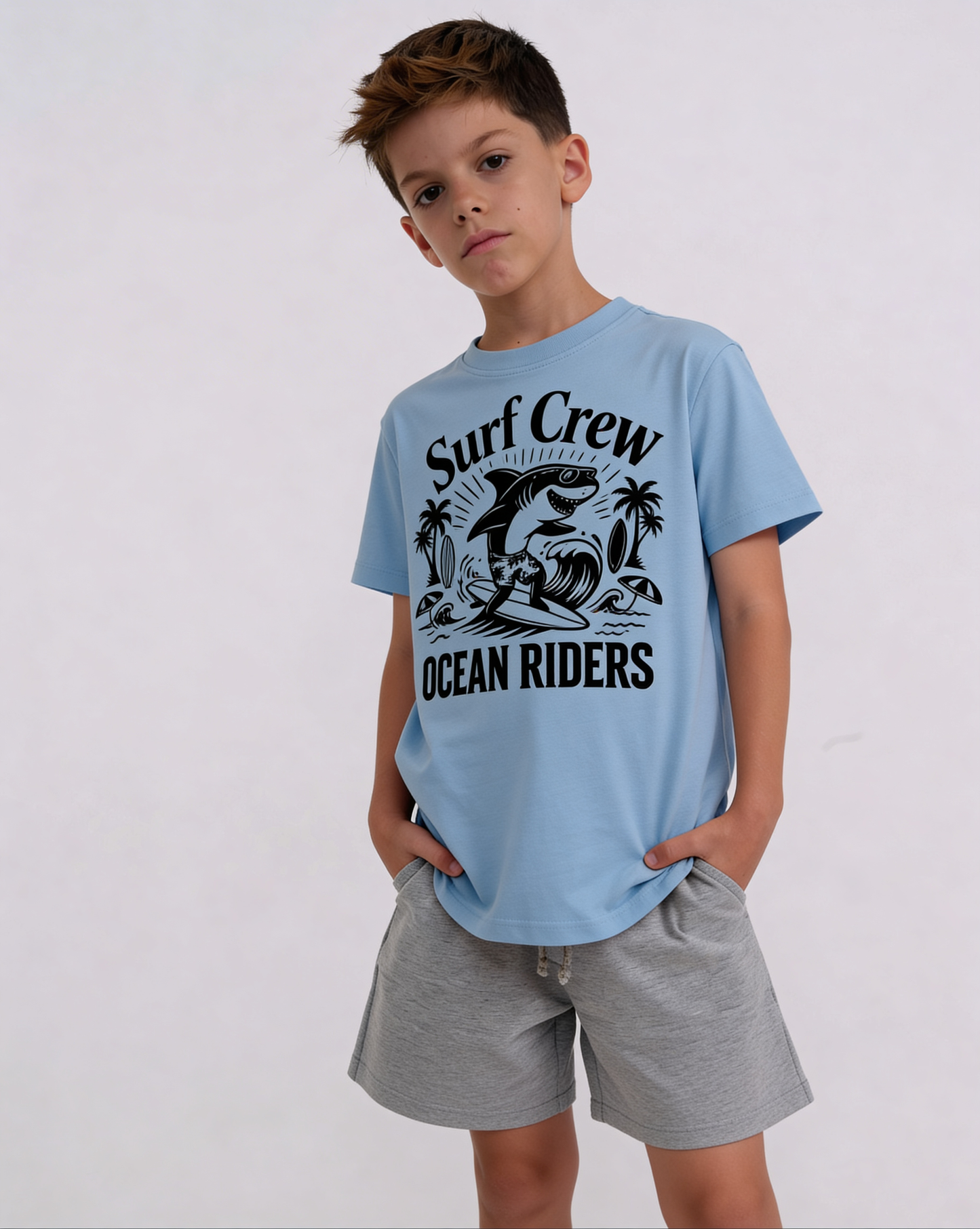 טי מודפס ניקי ocean riders