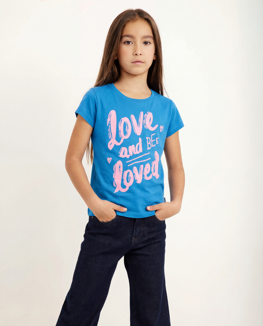 טי מודפס ניקי love and be loved