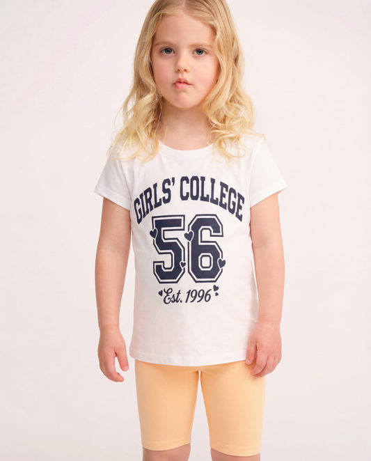 טי מודפס ניקי college 56