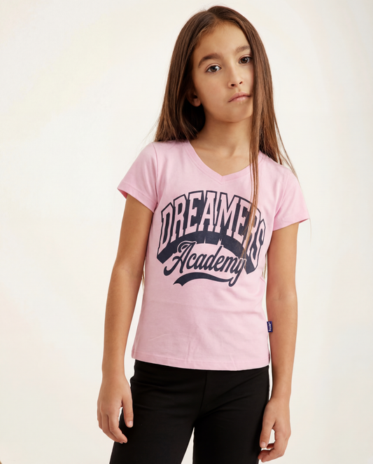 טי מודפס וי  dreamers academy