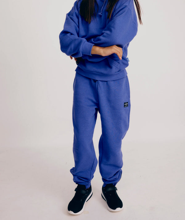 מכנסי פוטר עם רוכסן בקרסול