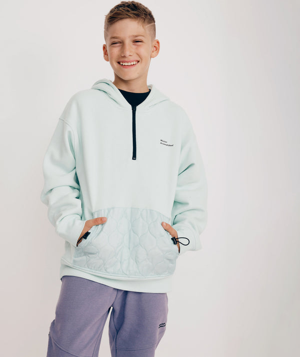 קפוצ'ון פוטר משולב ניילון קווילט