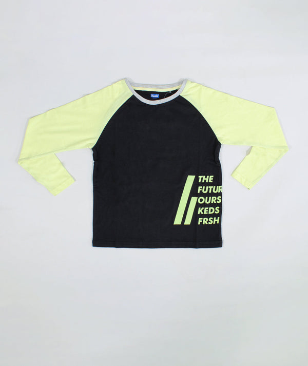 טי ארוך רגלן עם דפוס