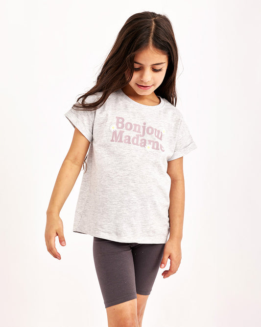 חליפת גן בנות Bonjour