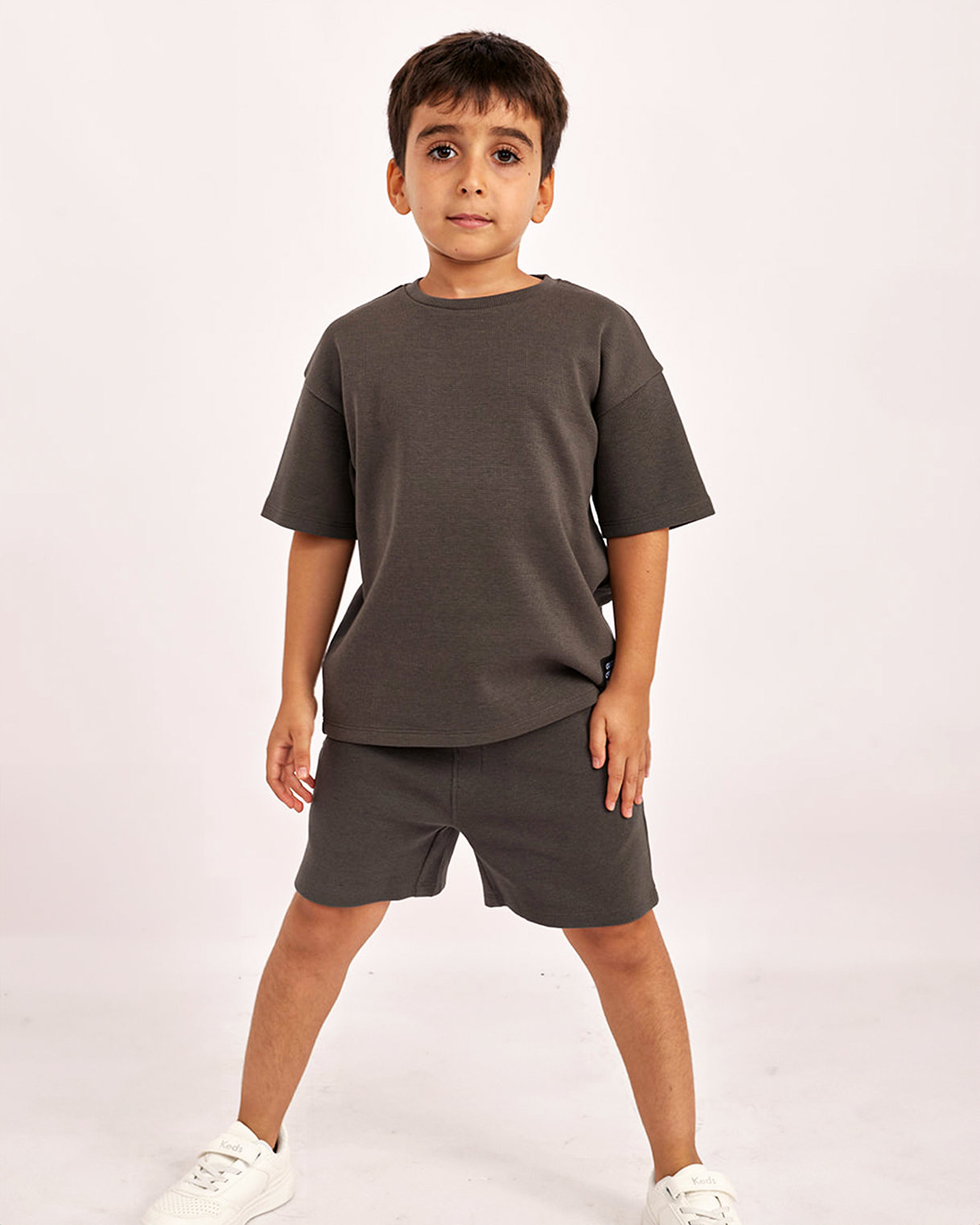 חליפה מבד טקסטורלי