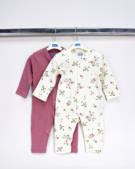 מארז זוג אוברולים בייבי