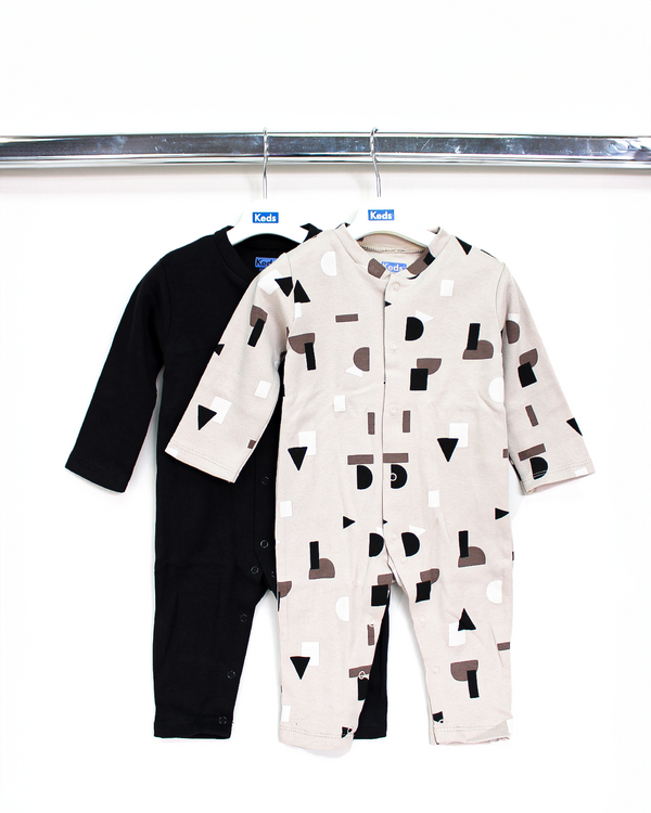 מארז זוג אוברולים בייבי