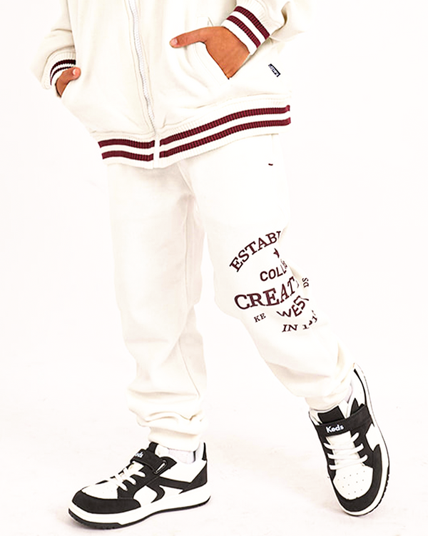 מכנסי פוטר עם דפוס צד