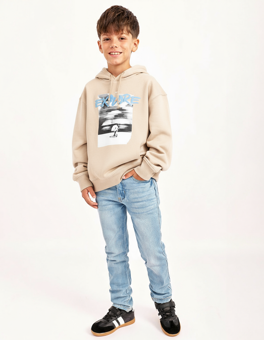 קפוצ'ון קנגרו פוטר עם דפוס