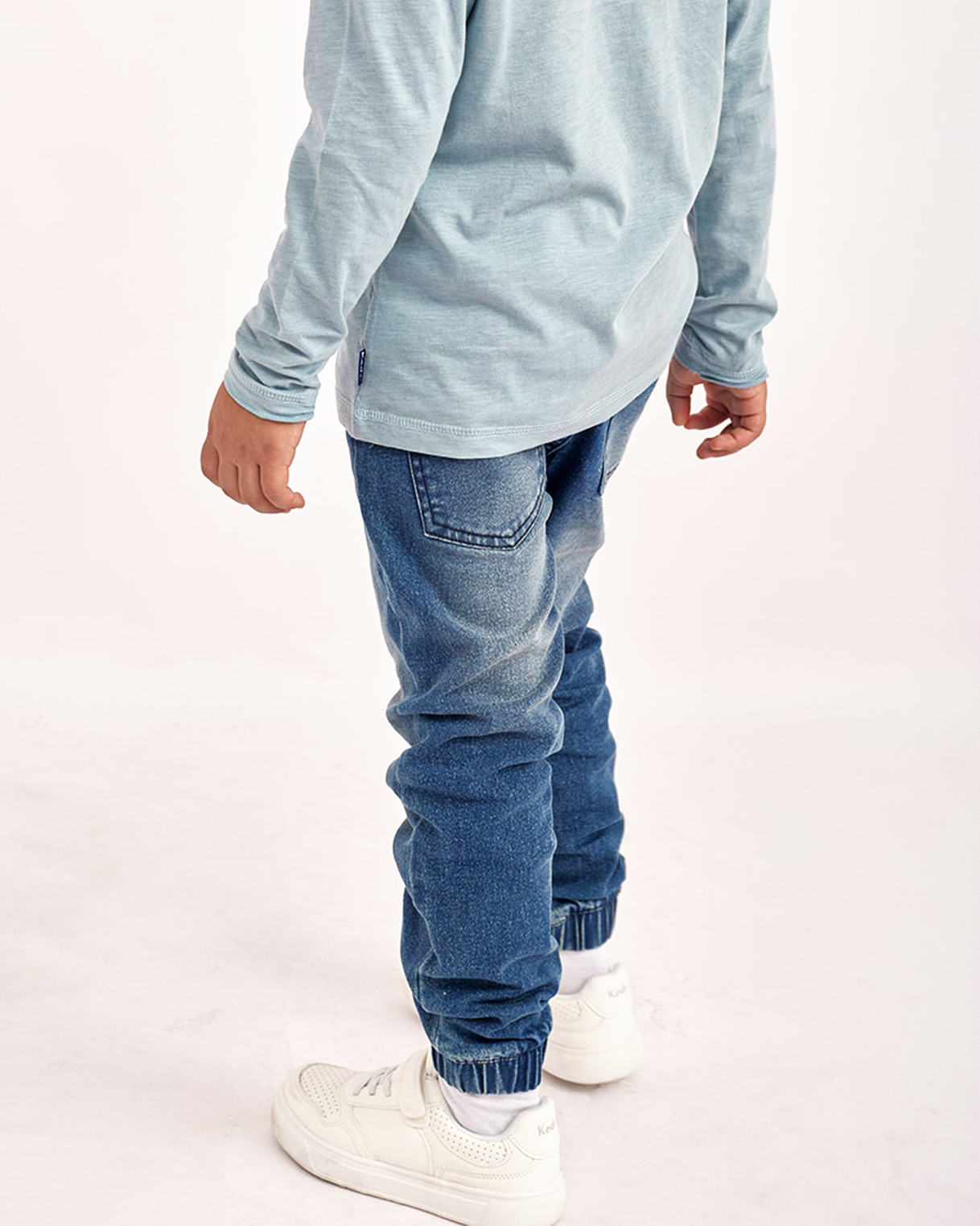 מכנסי ג'ינס חגורה גומי