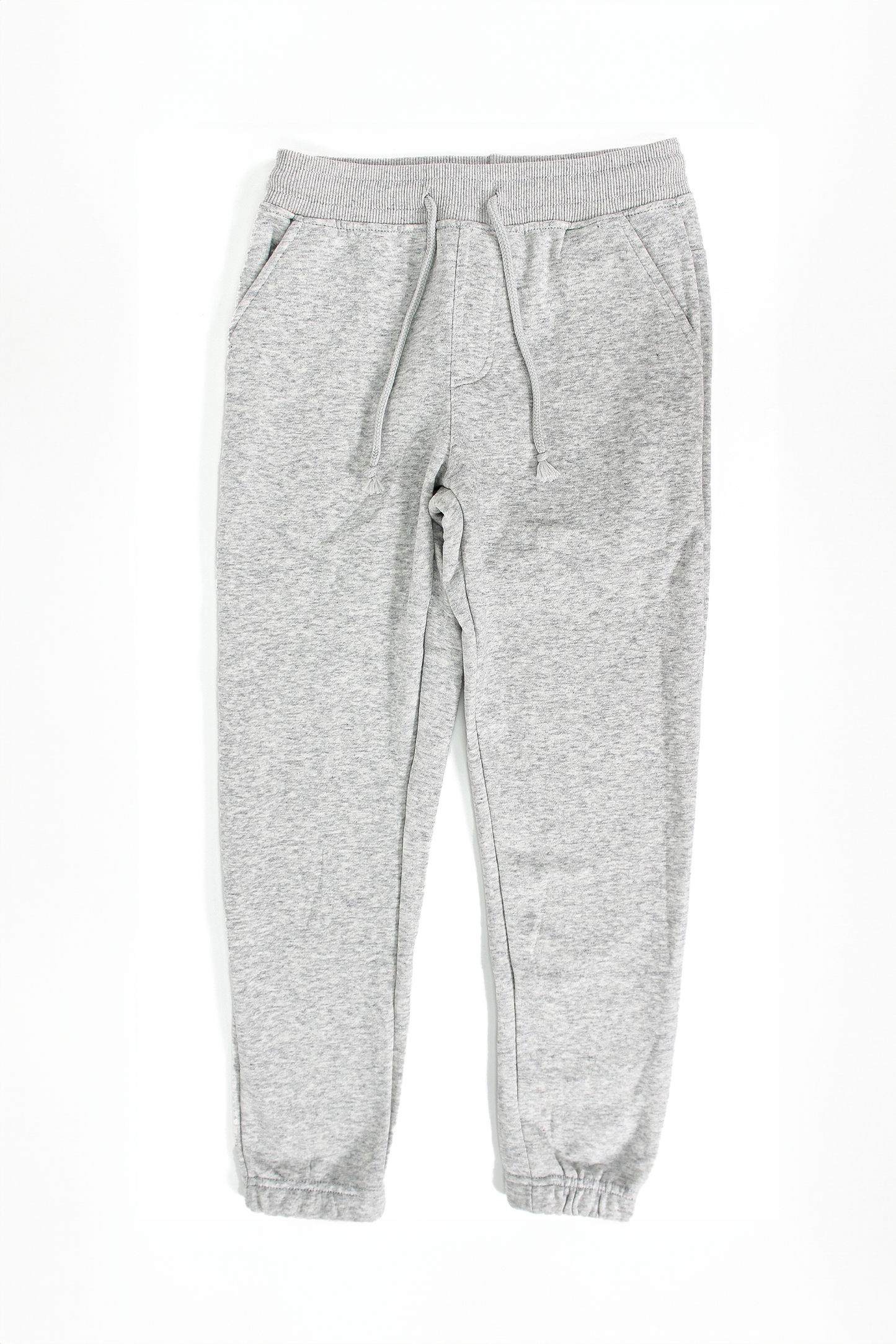 מכנסי פוטר חלקים עם סיומת גומי