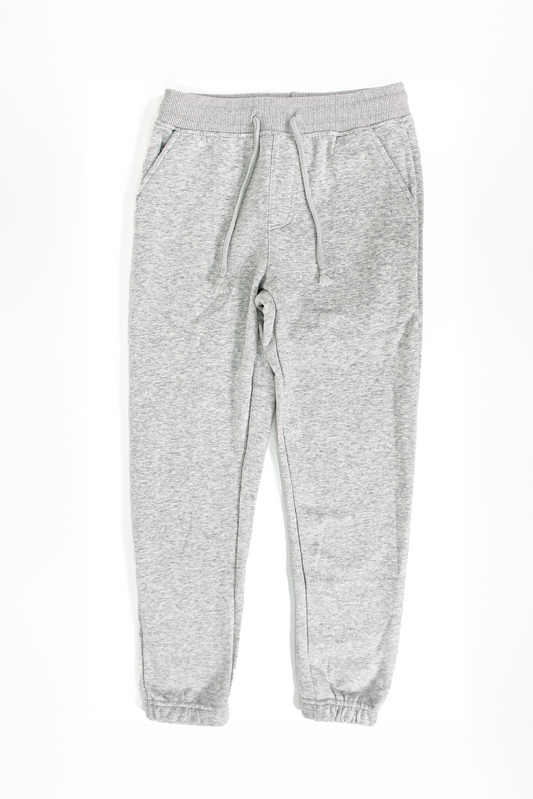 מכנסי פוטר חלקים עם סיומת גומי