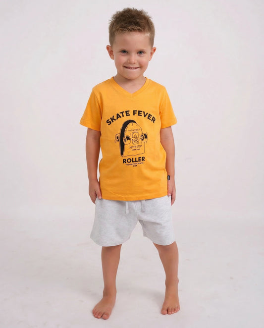 טי מודפס Skate Fever