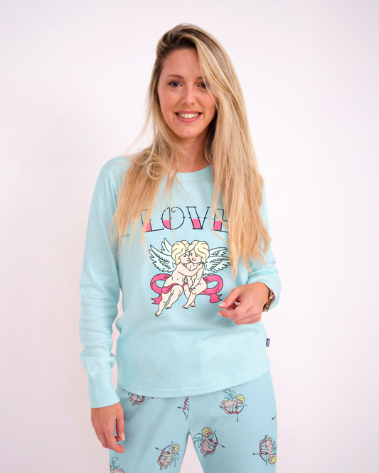 פיג'מה נשים אינטרלוק Love