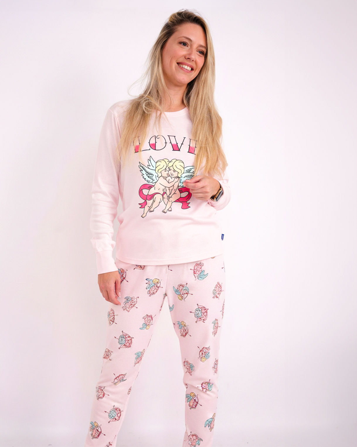 פיג'מה נשים אינטרלוק Love