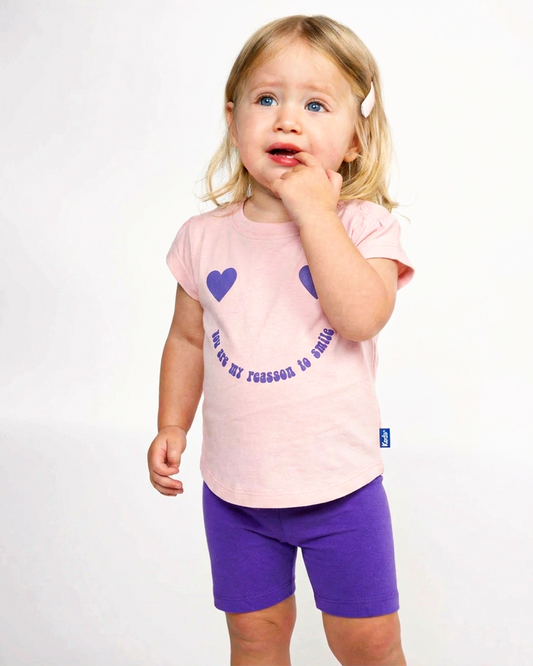 חליפת בייבי בנות Smile