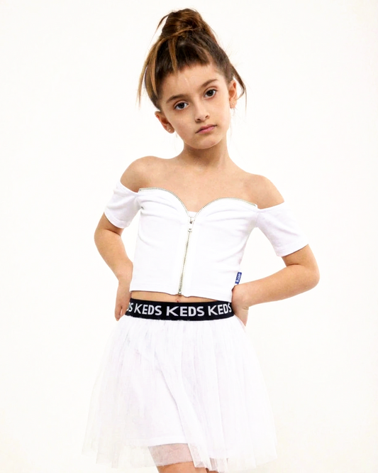 טופ קרופ סטרץ' עם רוכסן