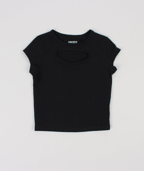 חולצת לייקרה פתח מעוגל