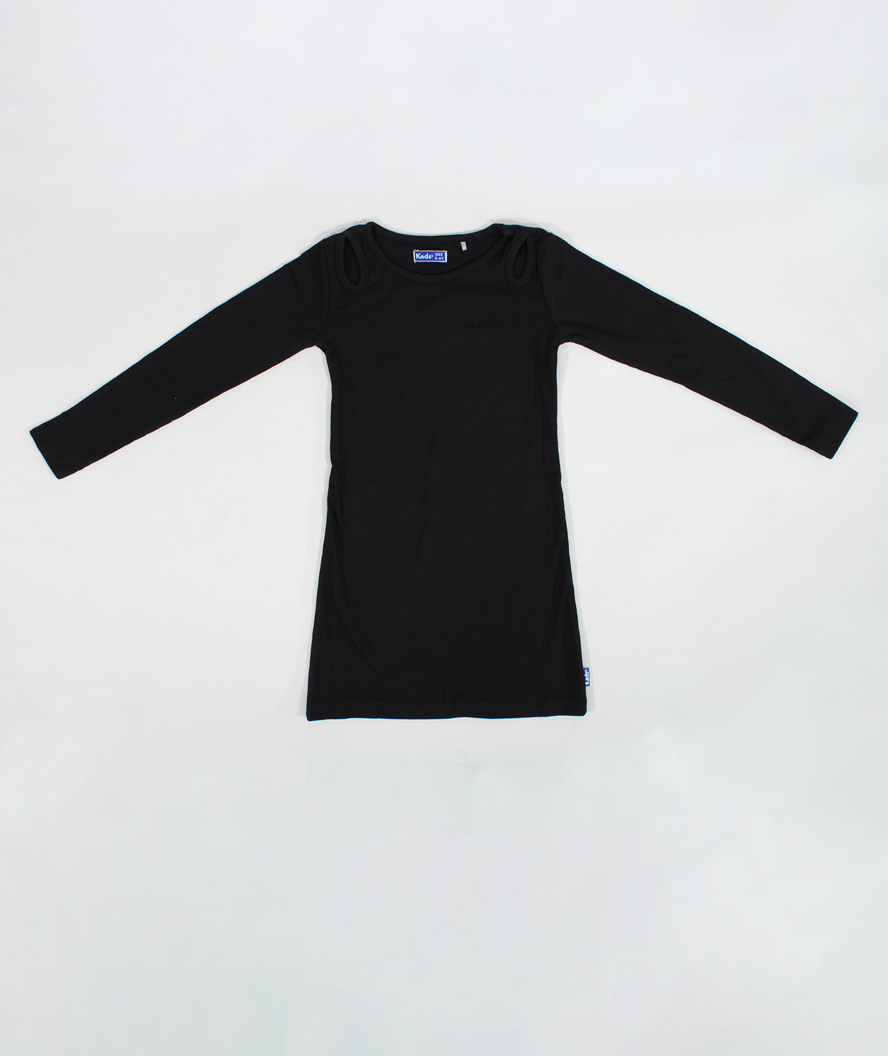 שמלת ריב צמודה עם פתח בכתף