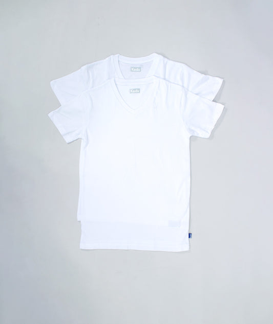 זוג חולצות טי ילדים וי